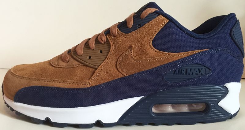 nike air max 90 brown navy nike air max 90 brown navy
